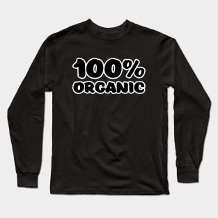 100% Organic Graphic Long Sleeve T-Shirt